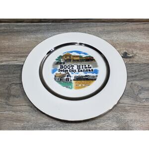 Boot Hill Dodge City Kansas Decorative Souvenir Plate
